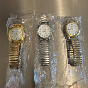 Set of Three SK Watches - Gold, Silver, and mixed
